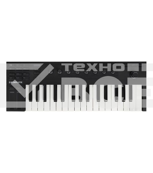 Клавиатура MIDI [26154] Native Instruments [Komplete Kontrol M32] 32 клавиши, мини-клавиатура, 8 сенсорных ручек, 2 сенсорные полосы, 4-направленный push-энкодер, OLED-дисплей, вход для педали