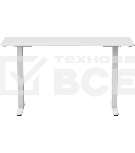 Стол для компьютера Cactus CS-EDL-WWT столешница ДСП, белый каркас белый