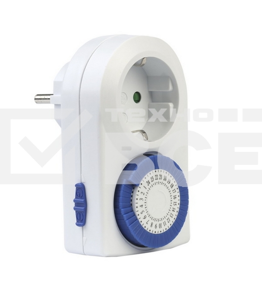 Розетка Smartbuy (SBE-STM2) таймер механический, 3600Вт