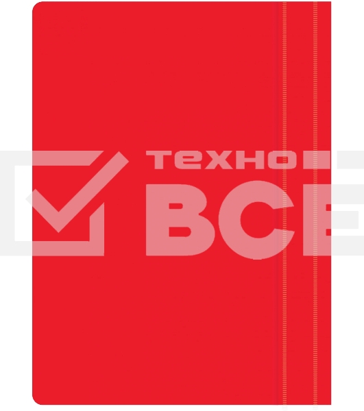 Папка-скоросшиватель Silwerhof Eco A4 прозрач.верх.лист пластик красный