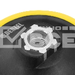 Тарелка опорная Denzel для дрели и УШМ с липучкой, 115 мм, стандартная, с адаптером c М14 на d8, фото6