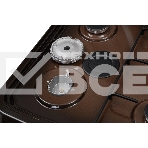 Плита газовая Kraft KF-FSF5423AGbR черный, конфорок 4 шт, духовка 58 л, 50 см x 88.4 см x 57.8 см, фото6