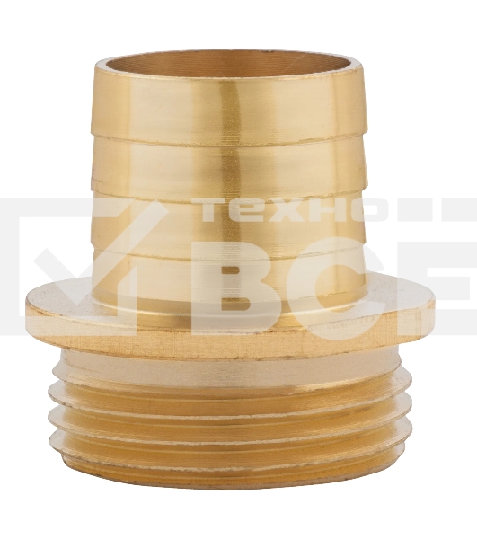 Штуцер для шланга Denzel 1' с наружной резьбой G1'