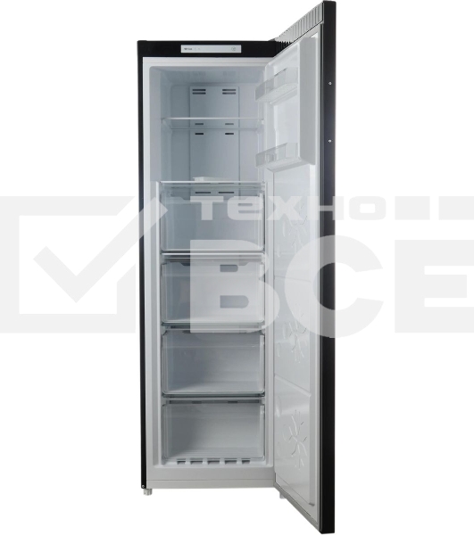 Морозильная камера Maunfeld MFFR170SB, черный, 206л, 4 ящика, 2 полки