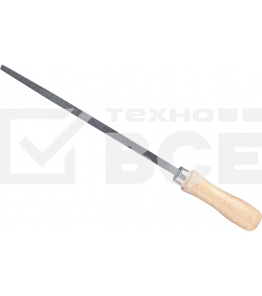 Напильник Сибртех 200 мм, квадратный, деревянная ручка