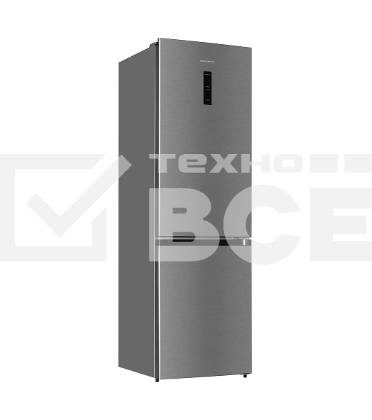 Холодильник Kuppersberg RFCN 2015 X нержавеющая сталь двухкамерный 235/109л морозилка снизу, No Frost