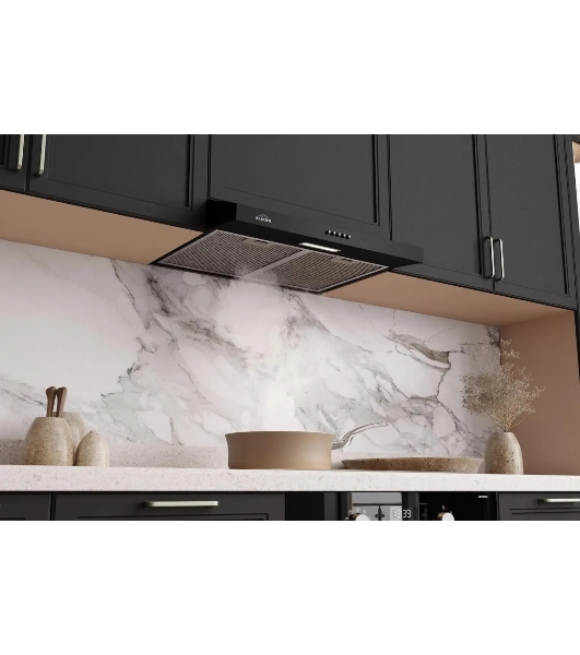 Вытяжка подвесная Elikor Eco ONE 60 BK чёрный, 60 см, 400 м³/ч, 51 дБ