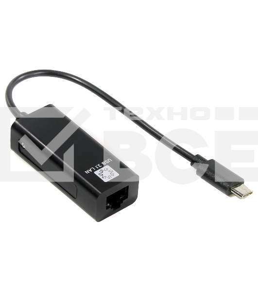 Кабель-адаптер 5bites UA3C-45-08BK USB3.1 / RJ45 100MB / черный