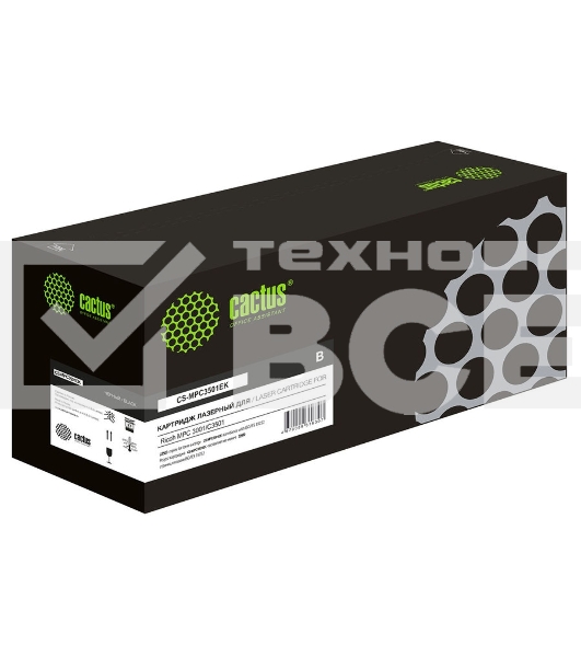 Картридж лазерный Cactus CS-MPC3501EK (841579) черный (22500 стр.) для Ricoh MPС 3001/C3501