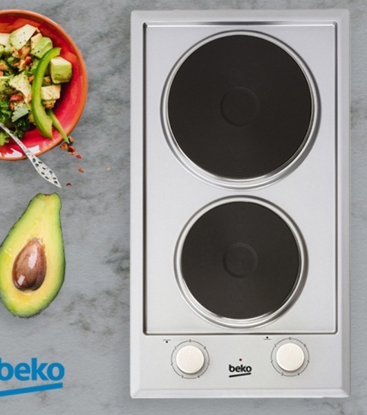 Встраиваемая электрическая варочная поверхность Beko HDCE 32200 X, Серебристый