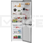 Холодильник Beko B1RCSK362S нержавеющая сталь двухкамерный 230/110л морозилка снизу, фото 1