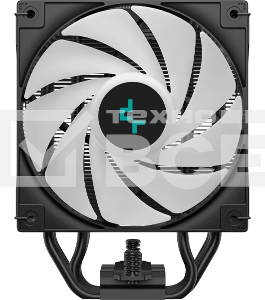 Кулер для процессора DEEPCOOL AG500 DIGITAL ARGB черный, 120 мм, алюминий/медь, 1950 об/мин, 29.4 дБ, 4 pin, 240 Вт, 158 мм