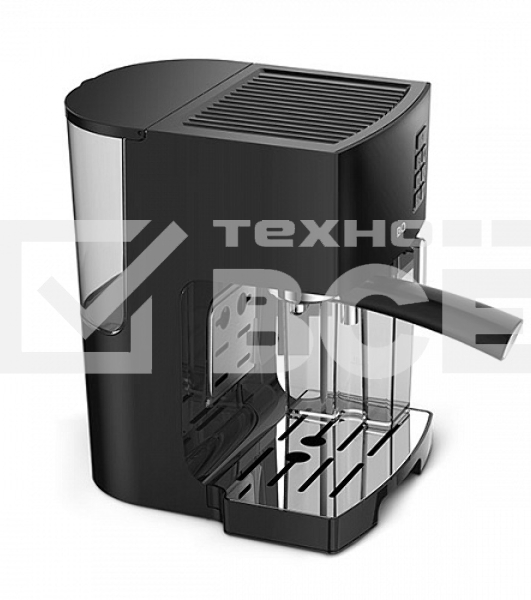 Кофеварка рожковая BQ CM9002 Black, исп. кофе - молотый, 1.4 л, 1450 Вт, 19 Бар.
