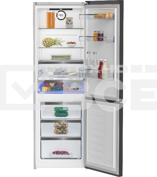 Холодильник Beko B5RCNK363ZXBR антрацит двухкамерный 220/100л морозилка снизу Total No Frost
