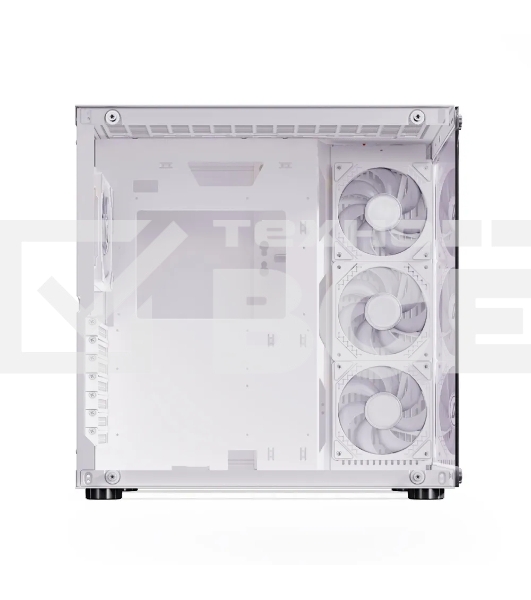 Компьютерный корпус ABR Sea View White (1*USB Type-C, 2*USB 2.0, HD Audio, 4xRGB Fan, ATX, Micro-ATX)