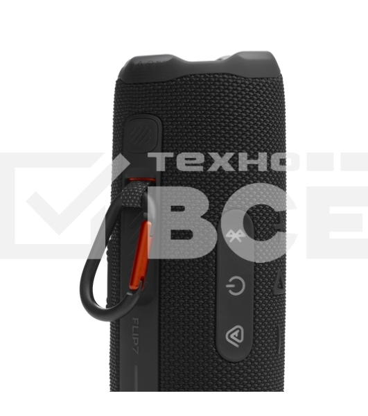 Колонка портативная JBL Flip 7 черный 25W 1.0 BT 4800mAh (JBLFLIP7BLK)
