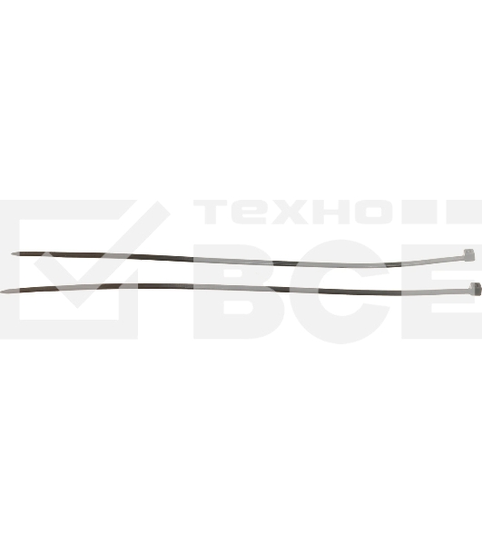 Нейлоновые стяжки Fortisflex КСС 4х250 мм черный 100 штук