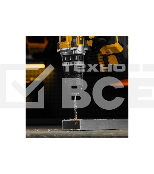 Сверло спиральное по металлу Denzel 6 x 93мм, Р6М5, Golden Tip