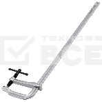 Струбцина Denzel F-образная, 120x600 мм, кованая, фото 1