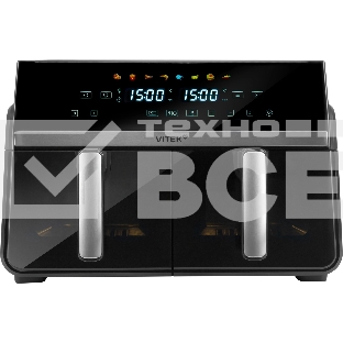 Аэрогриль Vitek VT-AF1001 черный, 2400 Вт, 10 л, сенсор, 8 программ