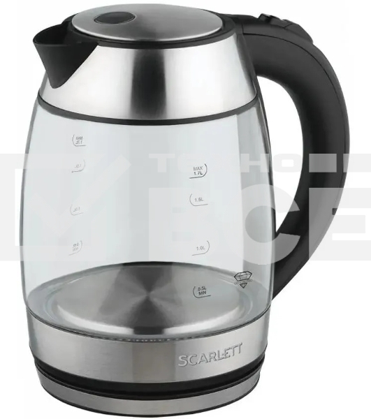 Чайник электрический Scarlett SC-EK27G94 нержавеющая сталь