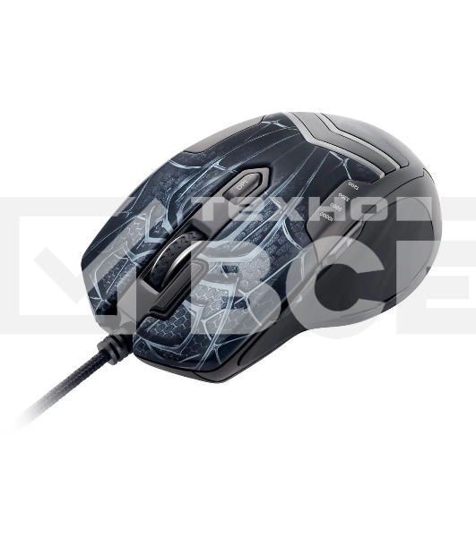 Мышь проводная GMNG XM007 черный/красный, 10000 dpi, USB, кнопки - 7