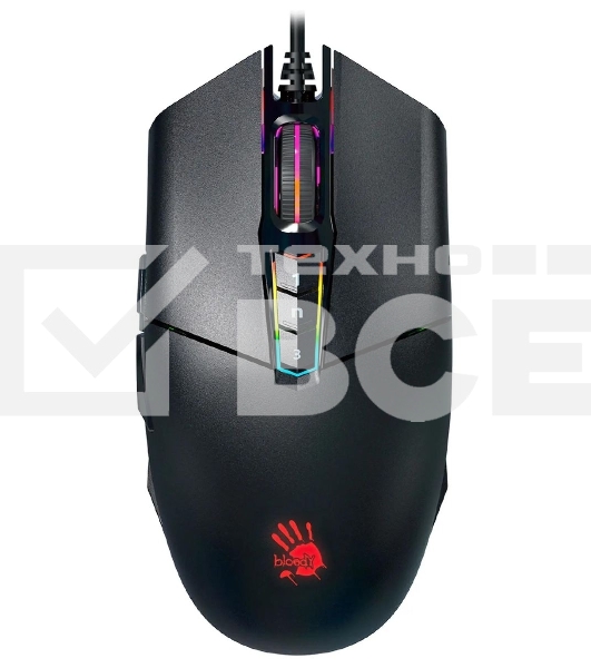 Мышь проводная A4Tech Bloody P91 Pro черный, 16000 dpi, USB, кнопки - 8