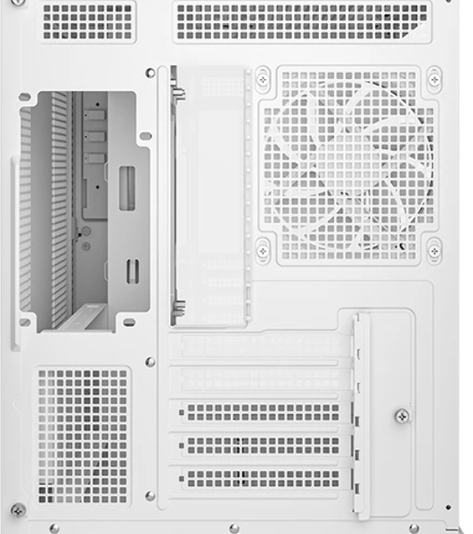 Компьютерный корпус Deepcool CG330 3F WH без БП, боковое окно (панорама), 3x120мм ARGB PWM вентилятора, белый, mATX (R-CG330-BKNGM3-G)