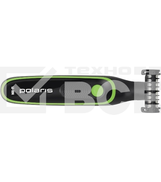 Машинка для стрижки Polaris PHC 0303RB черный/лайм 240Вт