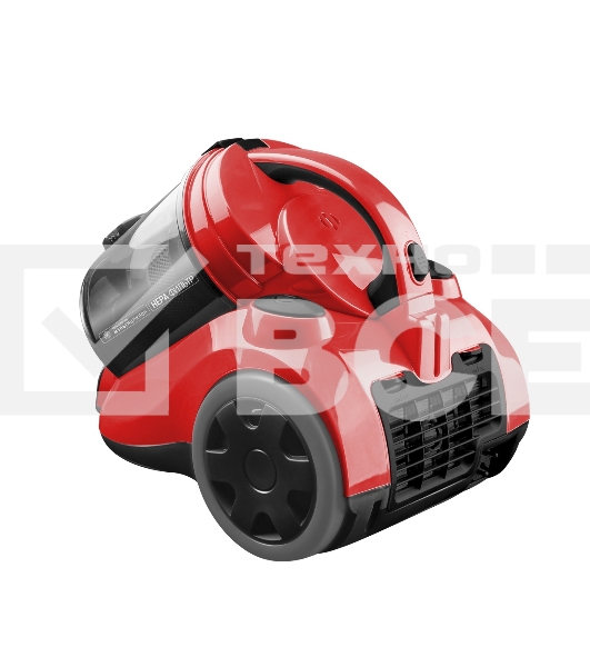 Пылесос Centek CT-2530 красный/черный, 400/2300 Вт, уборка сухая, пылесборник контейнер 2 л