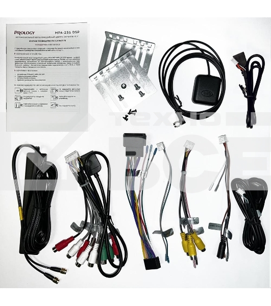 Автомагнитола Prology MPA-235 DSP, 2 DIN, 10.1', Android 10, Bluetooth, USB Type-A, AUX, GPS