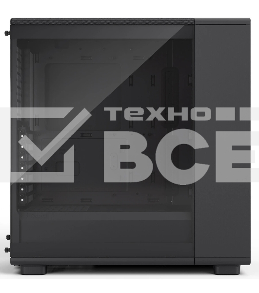 Корпус Fractal Design Epoch Black TG RGB Light Tint, Midi-Tower, чёрный, 3 x 120 мм