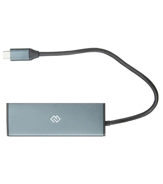 USB-концентратор Digma HUB-3U3.0С-UC-G, USB-C, USB 3.0 4 порта, USB
