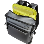 Рюкзак мужской Piquadro Corner 2.0 CA6465C2OW/MGR серебристый/черный полиуретан, фото5