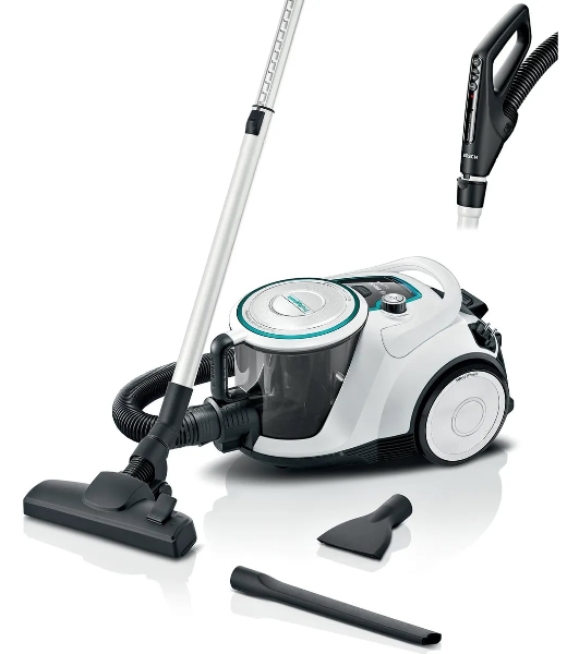 Пылесос Bosch BGS41HYG1 белый, 550 Вт, уборка сухая, пылесборник контейнер, 2.4 л