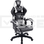 Кресло игровое Defender Companion черный/белый, класс 3, металл, PU, фото 1