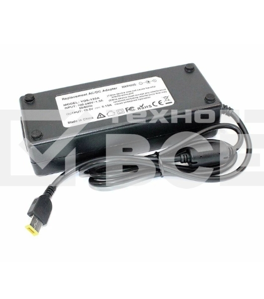 Блок питания (сетевой адаптер) для ноутбуков Lenovo 19.5V 6.15A Rectangle (прямоугольный), OEM