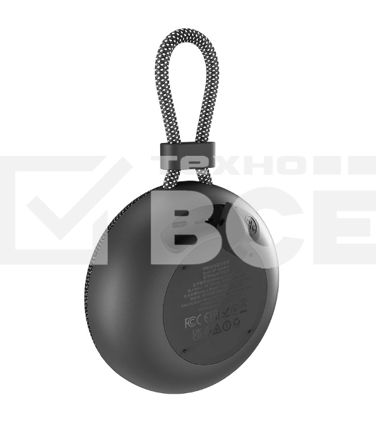 Портативная колонка круглая HOCO BS60, черный