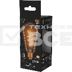Лампа филам. Gauss Filament ST64 6Вт цок.:E27 эдисон 220B св.свеч.белый теп. (упак.:10шт) (157802006), фото9
