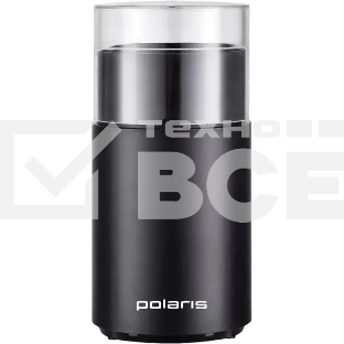 Кофемолка Polaris PCG 2015 200Вт сист.помол.:ротац.нож вместим.:50гр черный