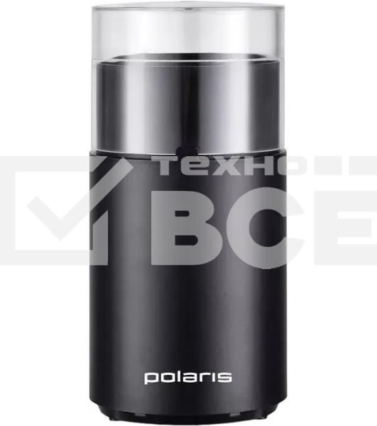 Кофемолка Polaris PCG 2015 200Вт сист.помол.:ротац.нож вместим.:50гр черный
