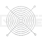 Решетка для вентилятора Arctic Cooling ARCTIC ACFAN00088A 140mm, фото2