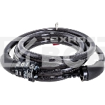 Замок тросовый Зубр Стандарт, кодовый, с неизменяемым кодом, длина троса - 1200мм, d 8мм. 37267-120, фото4