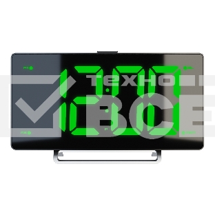 Радиочасы Soundmax SM-1561U (черный с белым)