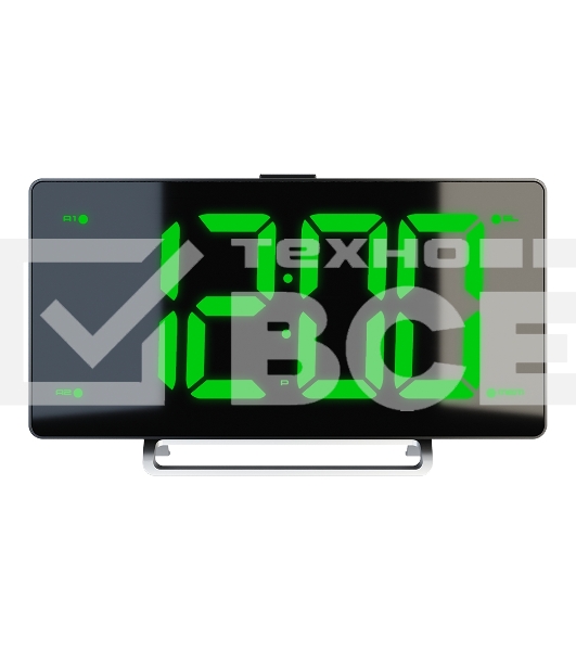 Радиочасы Soundmax SM-1561U (черный с белым)