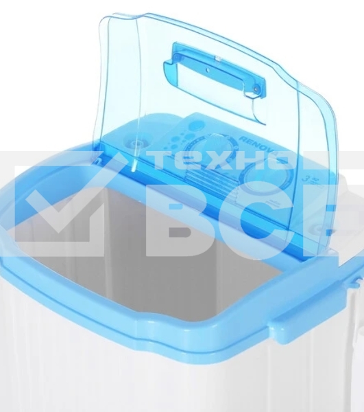 Стиральная машина Renova WS-30T/ЕТ белая, загрузка вертикальная 3кг, класс: D