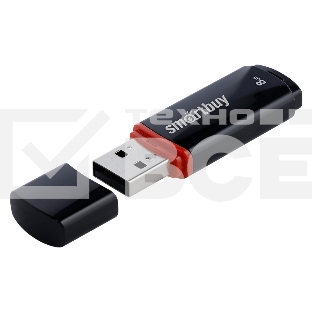 Флешка USB Smartbuy R/W Crown черный SB8 GbCRW-K, 8 Gb
