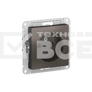 Механизм розетки 1-м СП AtlasDesign без заземл. 16А мокко SchE ATN000641