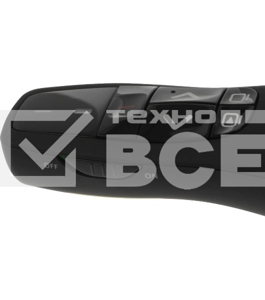 Презентер беспроводной Logitech R400 черный, радиоканал, USB, кнопки - 5