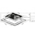 Газовая варочная панель Maunfeld EGHG.64.2CW/G белый, фото4